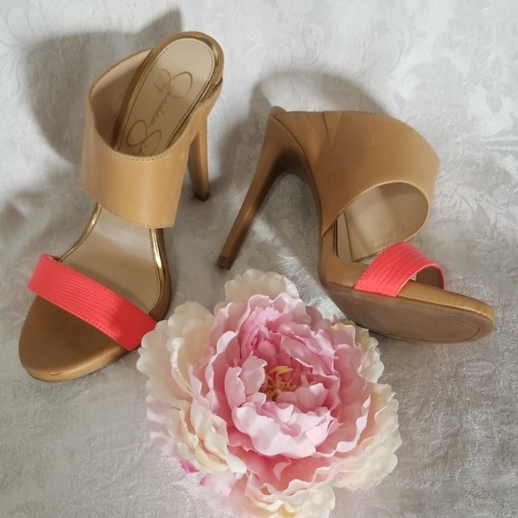 Jessica Simpson Shoes - Beautiful Leather Jessica Simpson Heels